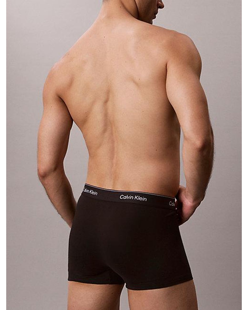 Calvin Klein Black 3 Pack Trunks for men