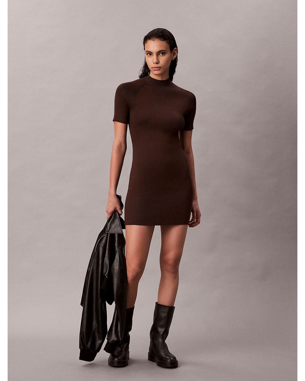 Miniabito di Calvin Klein in Brown