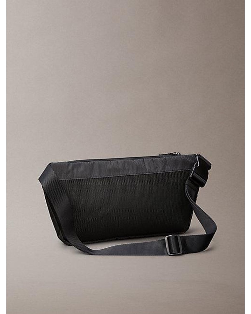 Calvin Klein Gray Water Repellent Ripstop Sling Bum Bag for men