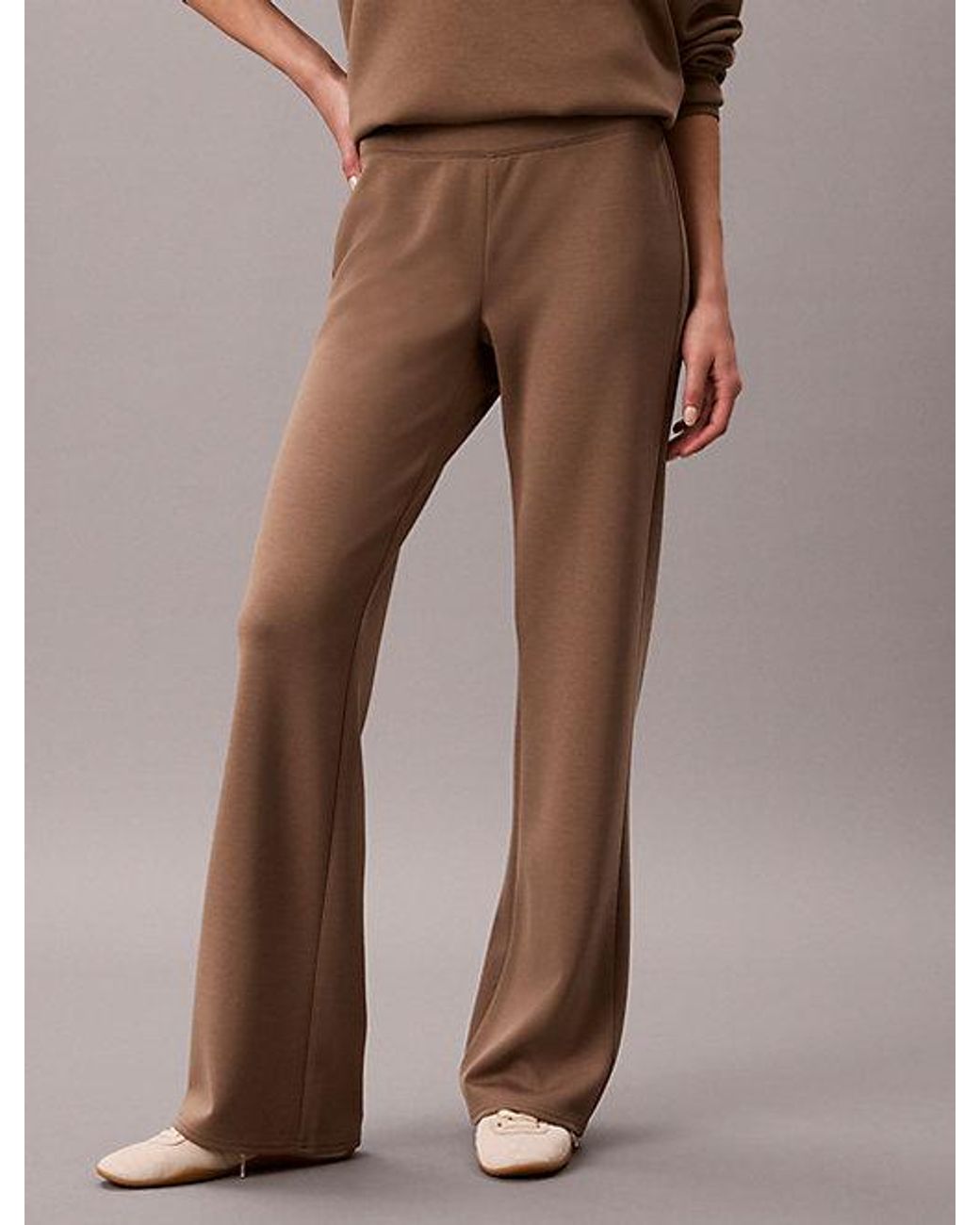 Calvin Klein Brown Sport Smooth Knit Sweatpants