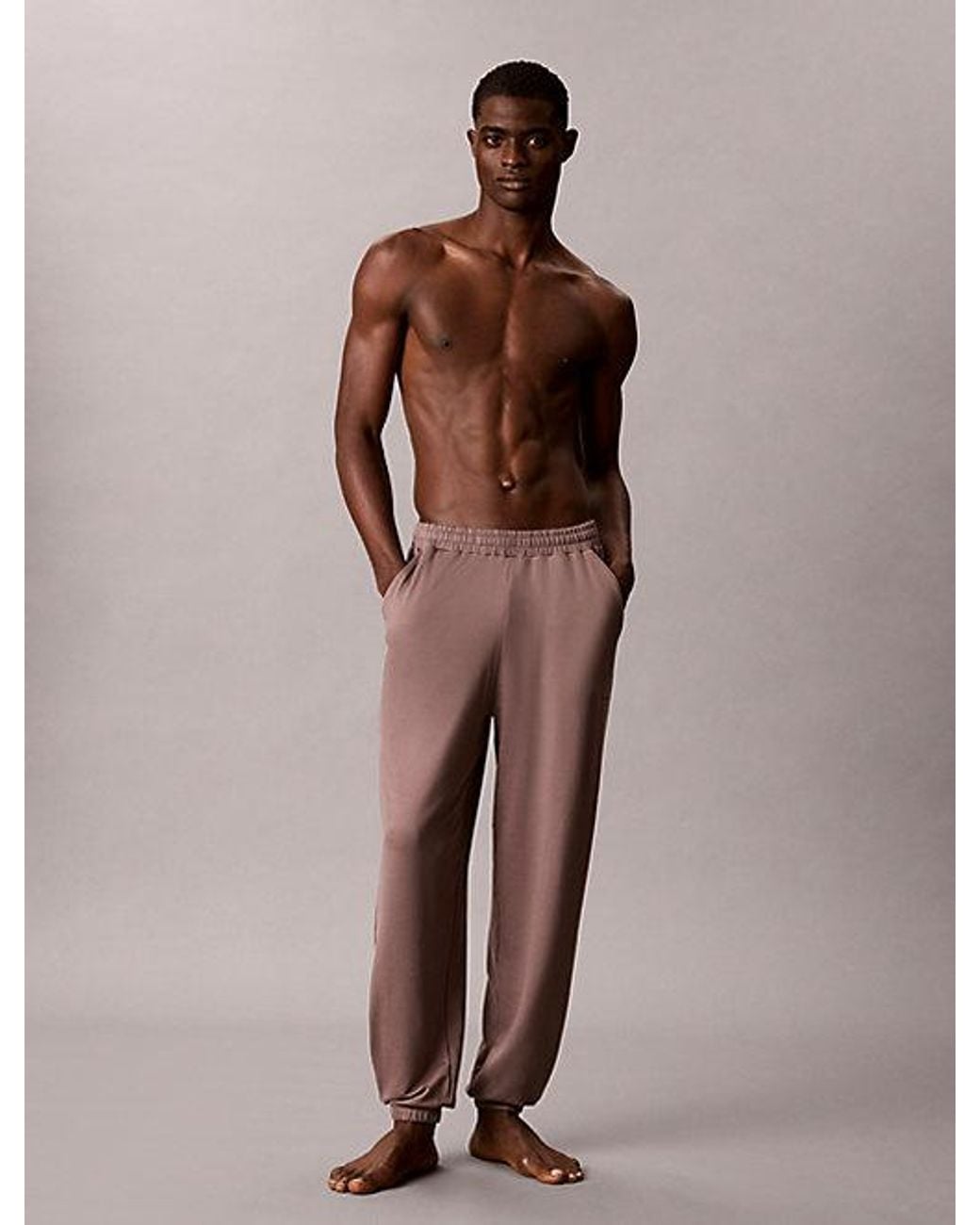 Calvin Klein Brown Lounge Joggers Ultra Soft for men