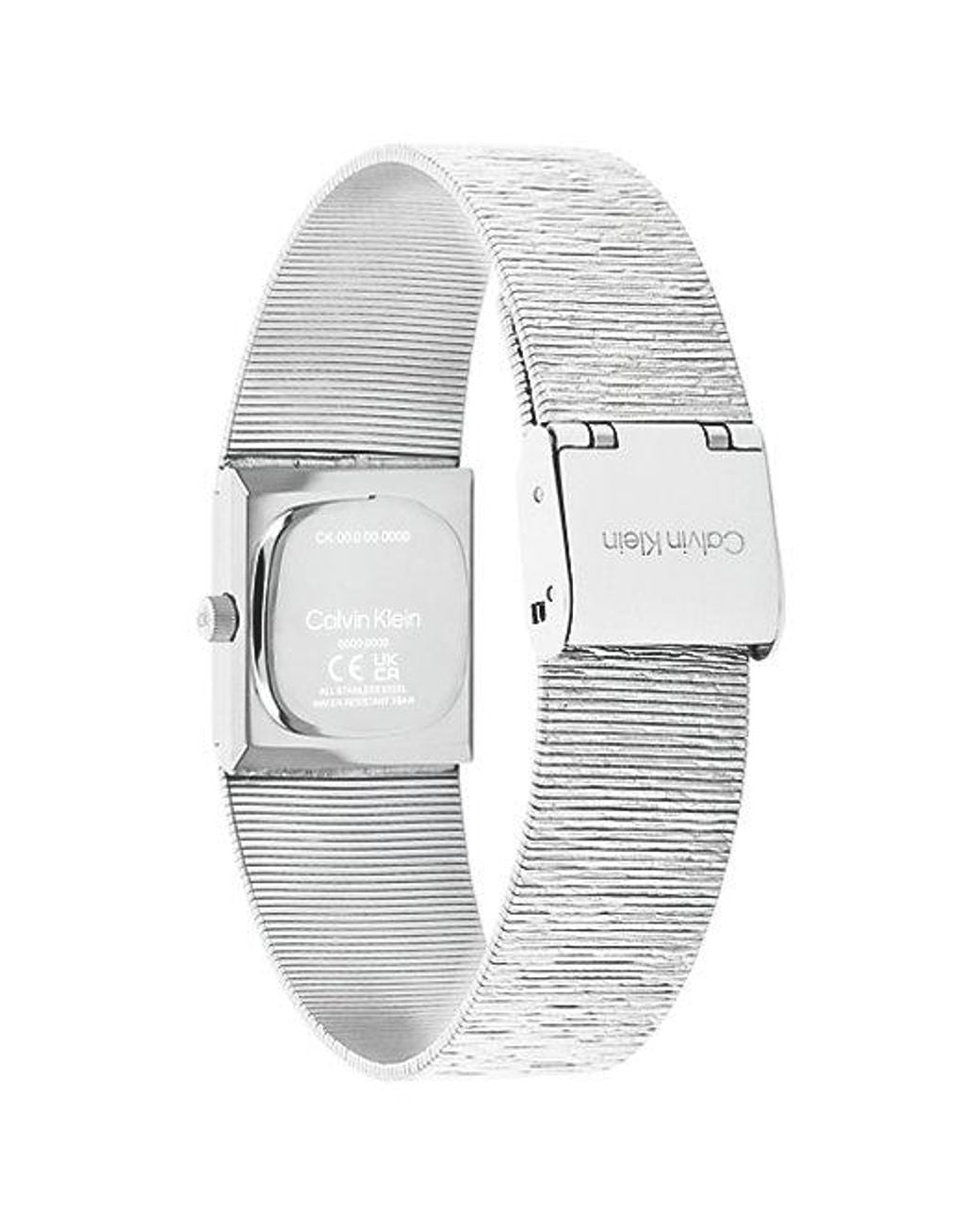 Calvin Klein White Sophisticated Square Bracelet Watch
