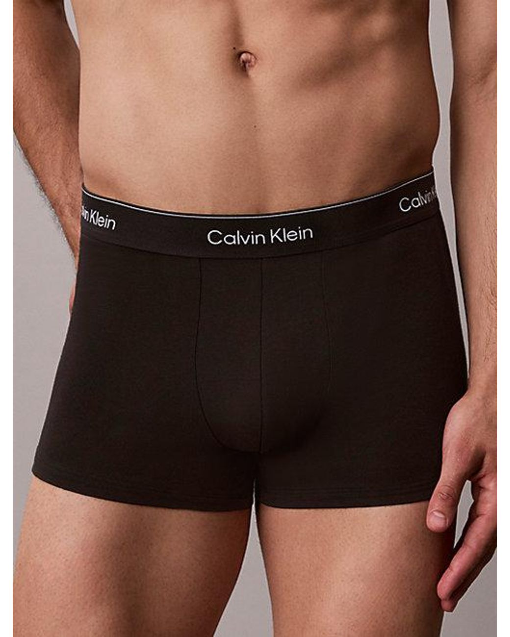 Calvin Klein Black 3 Pack Trunks for men
