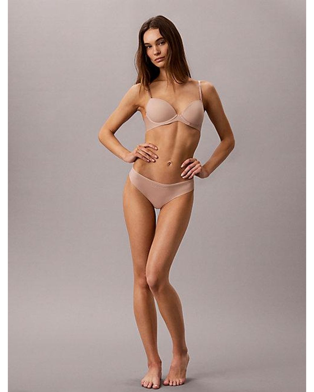Calvin Klein Brown Custom Lift Demi Bra Perfectly Fit Custom Lift