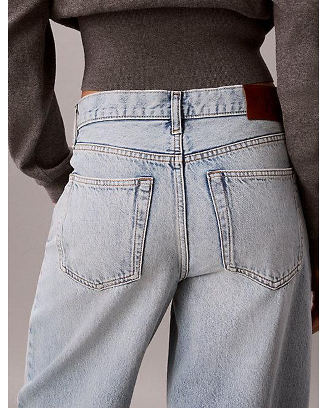 Calvin Klein Gray Jeans Relaxed Barrel Jeans