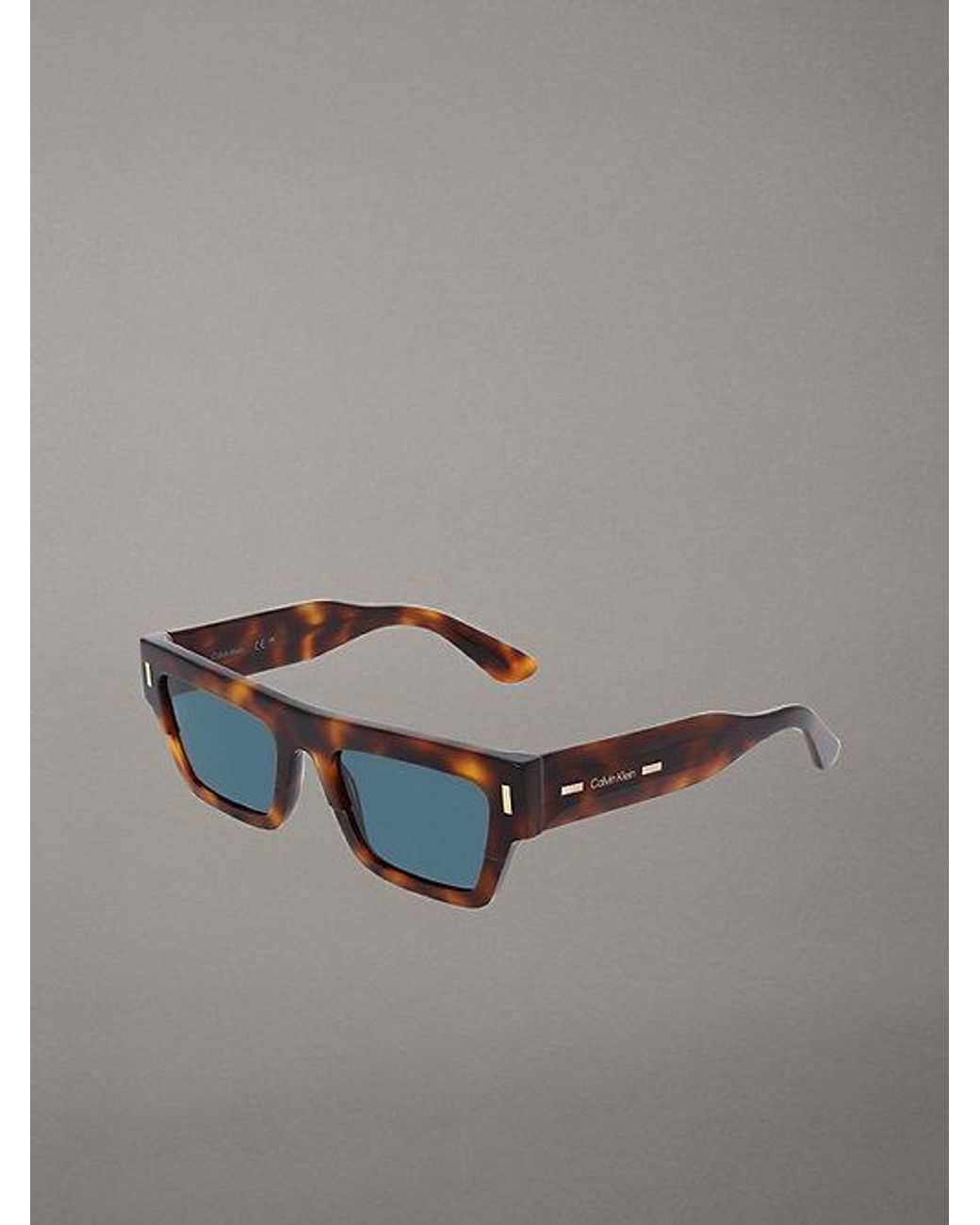 Calvin Klein Blue Modified Rectangle Sunglasses Ck25510S