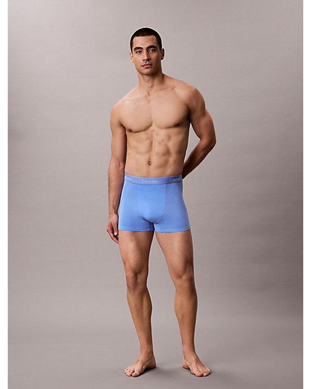 Calvin Klein Blue 5 Pack Relaxed Trunks for men