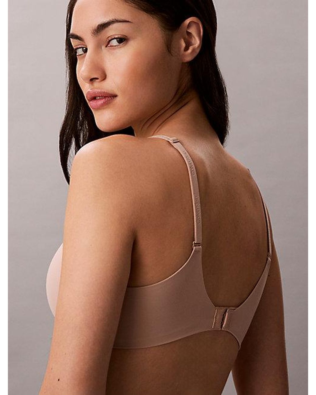 Calvin Klein Brown Lightly Lined Full Coverage T-Shirt Bra Perfectly Fit