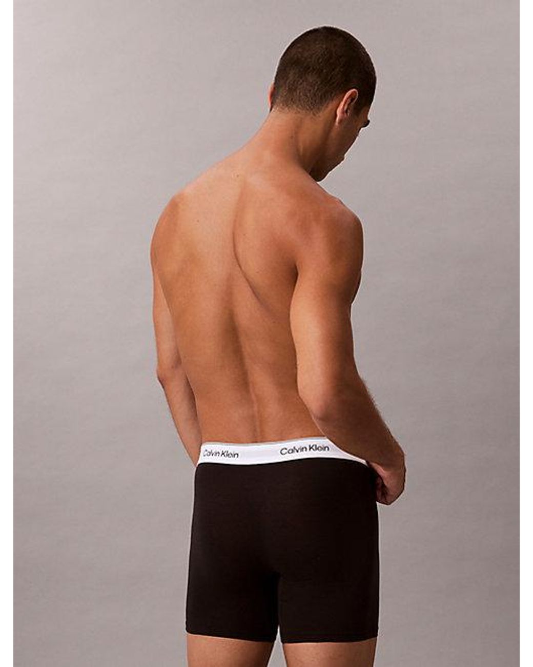 Calvin Klein Blue 3 Pack Boxer Briefs for men