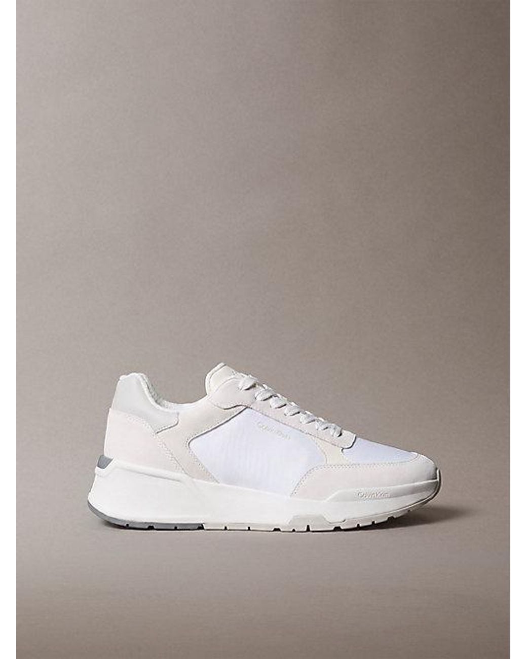 Calvin Klein Metallic Suede Chunky Dad Trainers for men