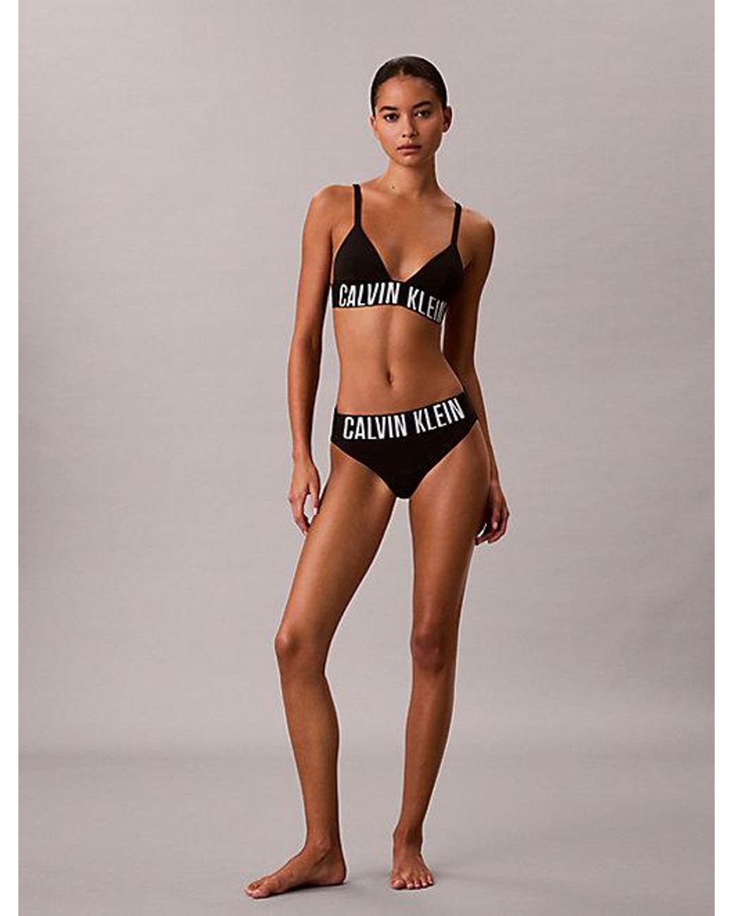 Calvin Klein Black Bikini Bottoms Intense Power