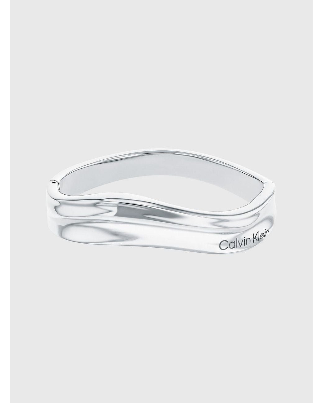Bracelet Avec Fermoir Articulé De Forme Organique Calvin Klein en coloris Metallic