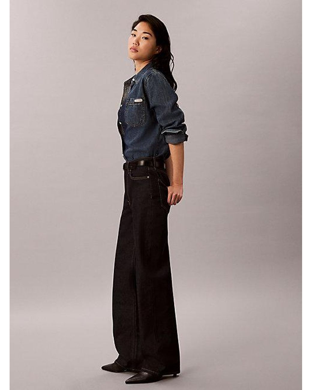 Calvin Klein Multicolor Jeans High Rise Loose Jeans