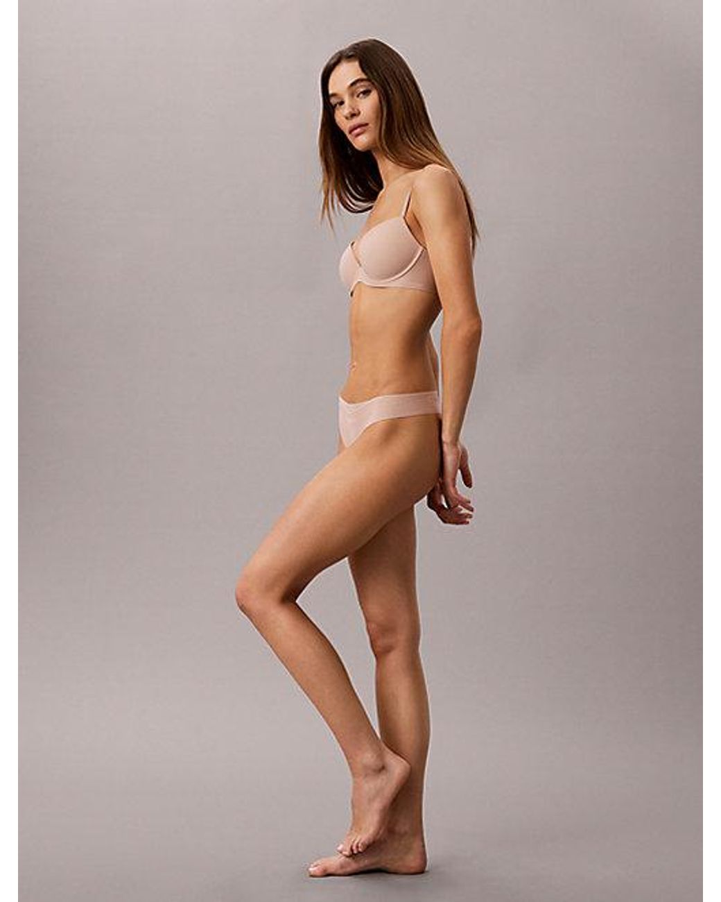 Calvin Klein Brown Custom Lift Demi Bra Perfectly Fit Custom Lift