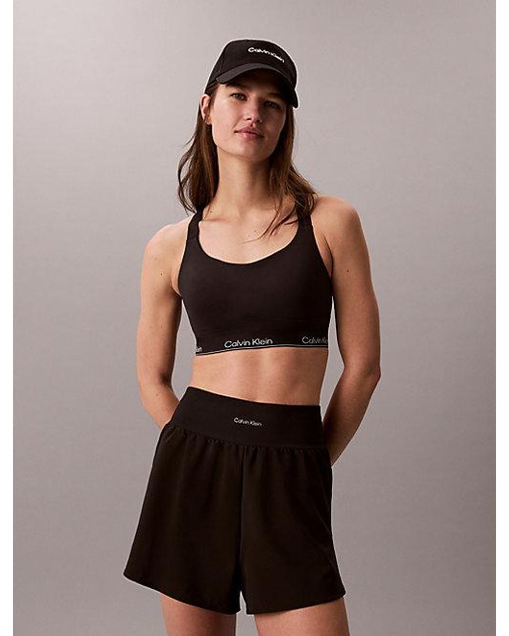 Calvin Klein Brown Sport High Impact Sports Bra