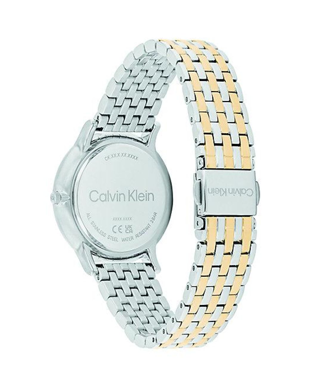 Calvin Klein Metallic Luxe Two Tone Bracelet Watch