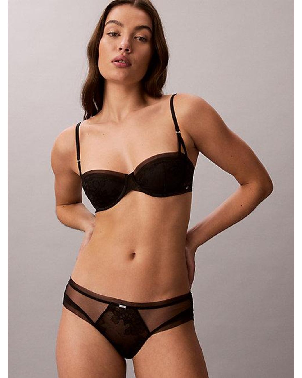 Calvin Klein Balconette Bh in het Black
