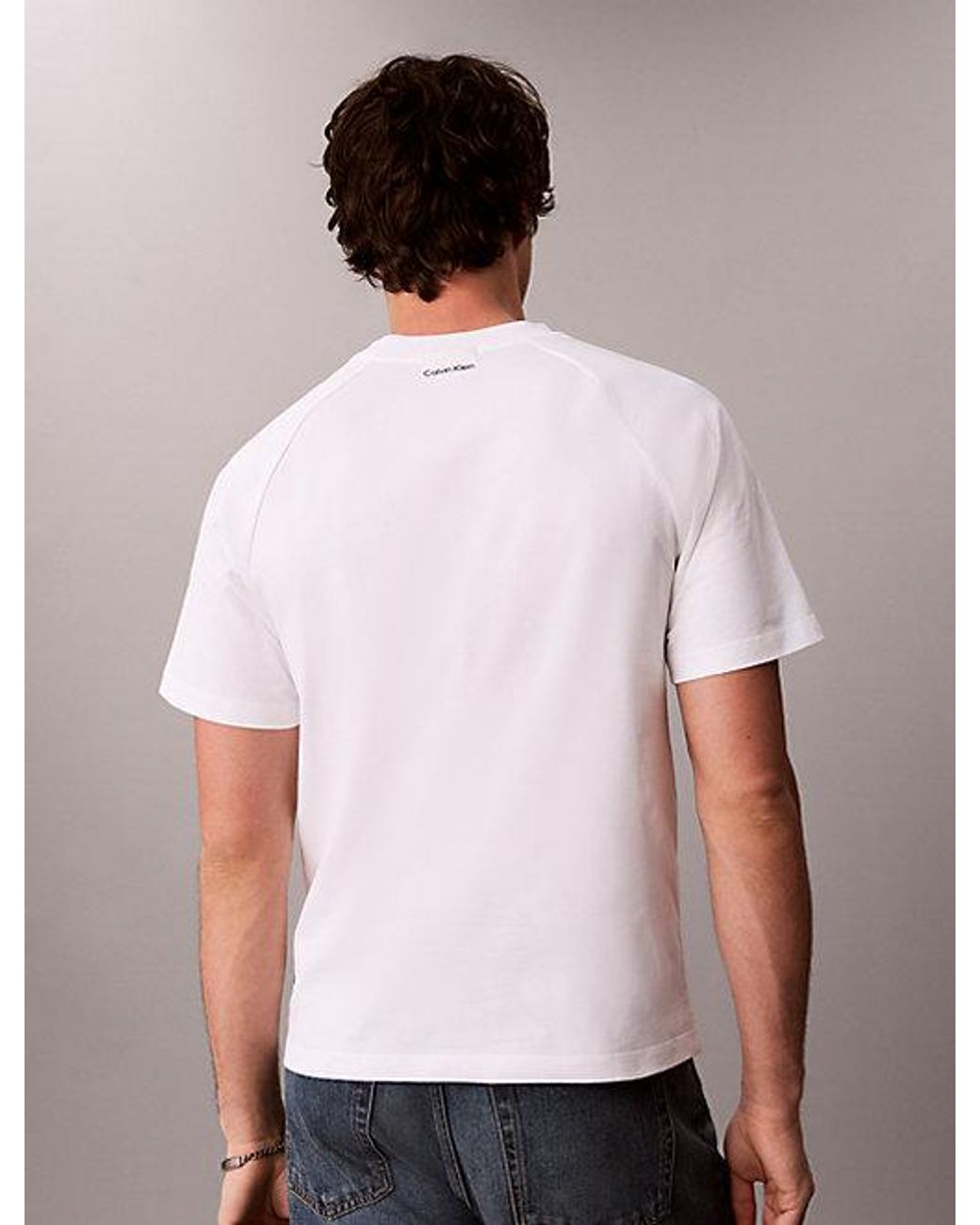 Calvin Klein Multicolor Jeans Logo Tape T-Shirt for men