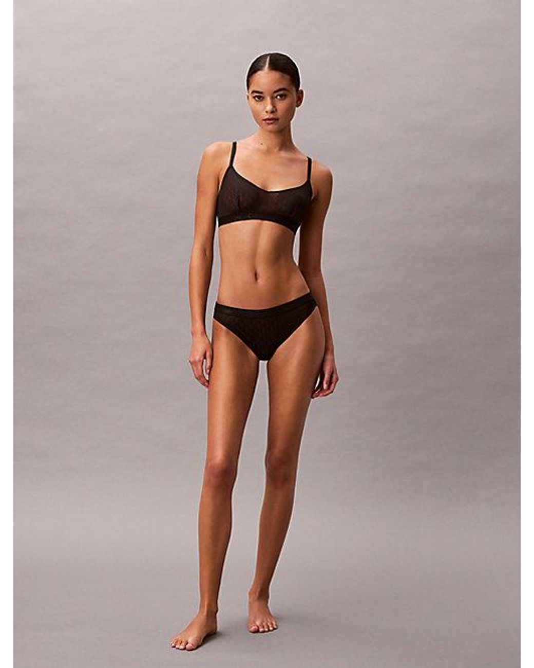 Calvin Klein Bralette in het Black