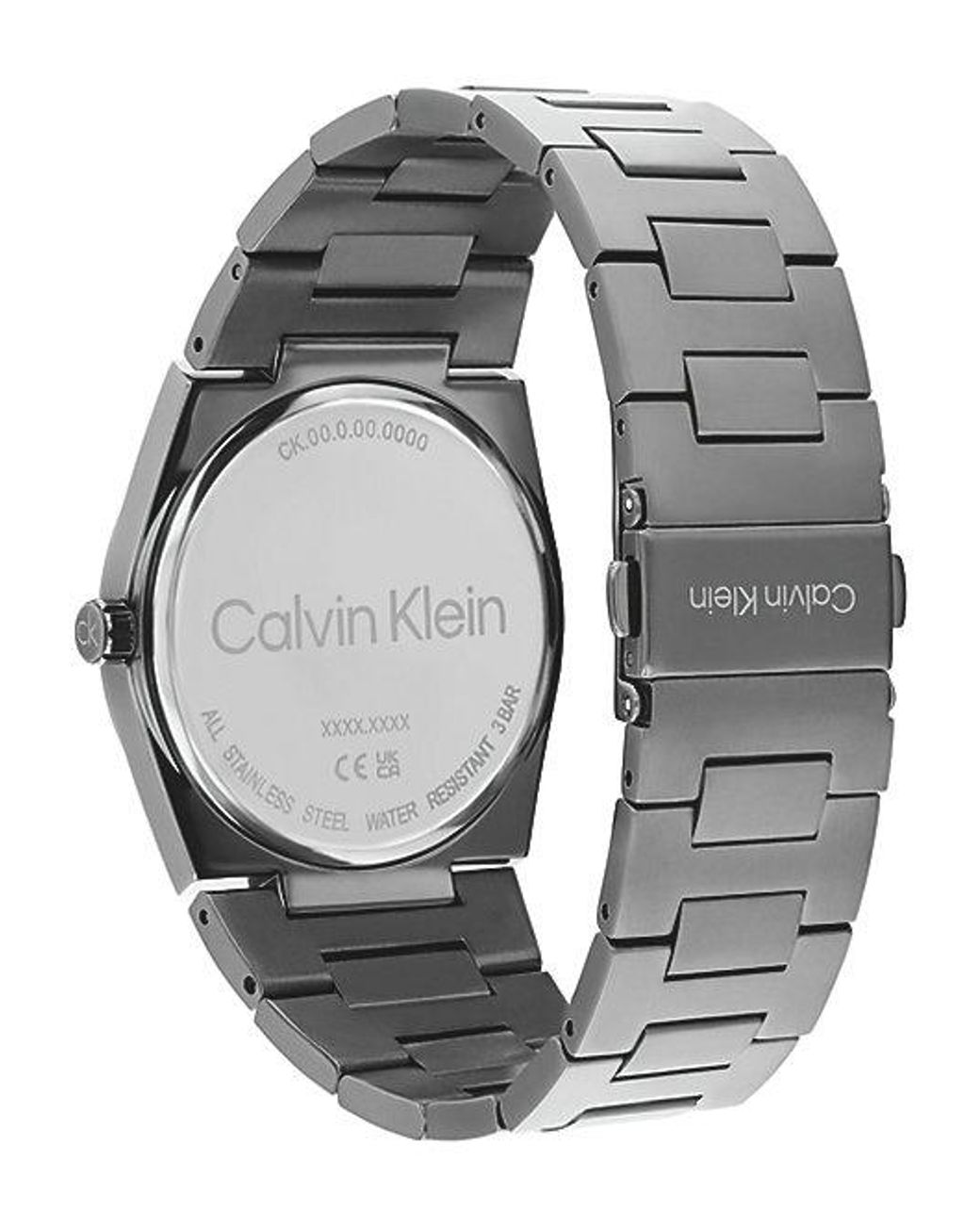 Calvin Klein Gray Plated Steel Bracelet Watch for men