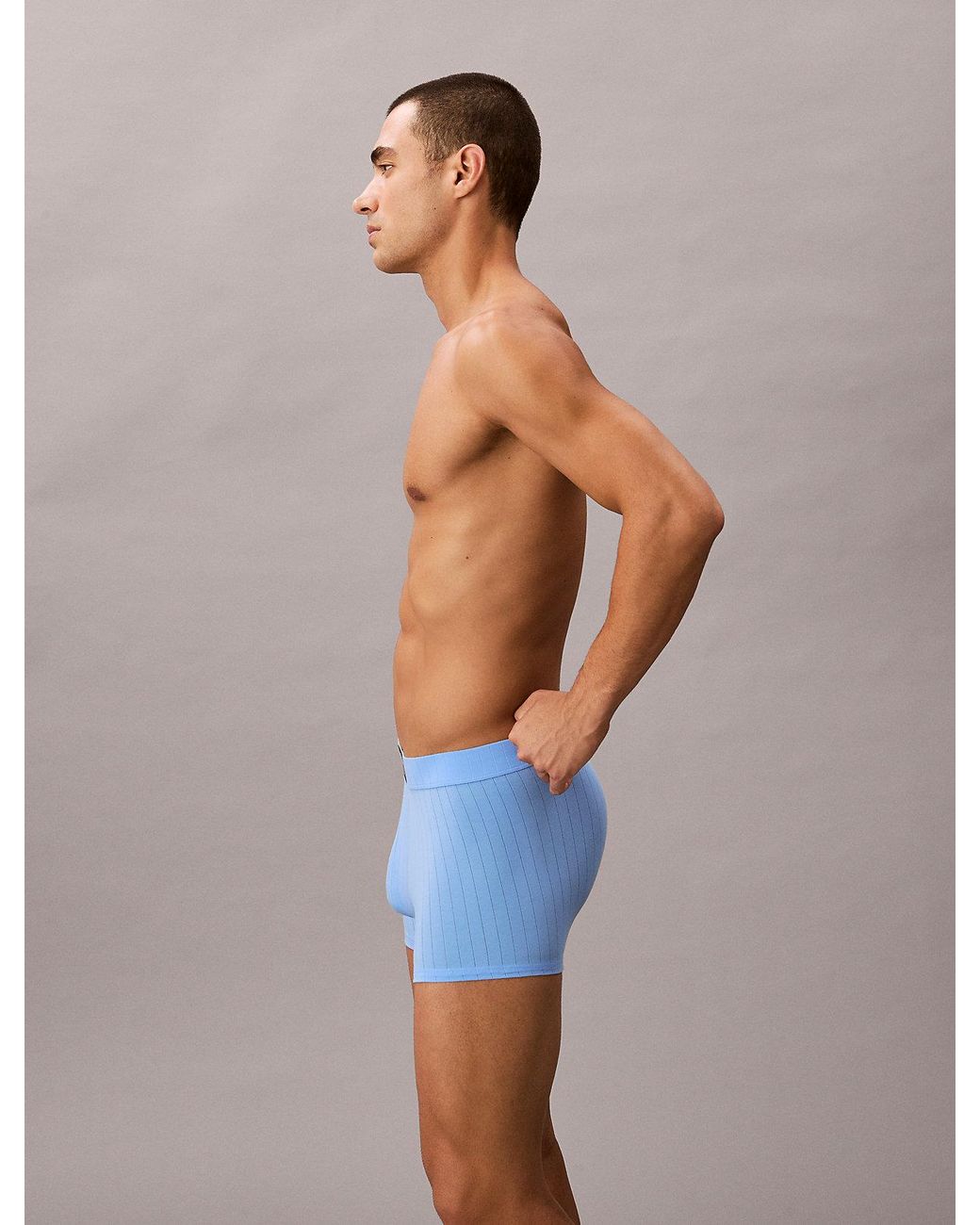 Boxers Courts Calvin Klein pour homme en coloris Blue