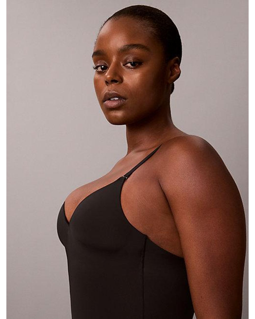 Calvin Klein Brown Shapewear Bodysuit Perfectly Fit Shapewear