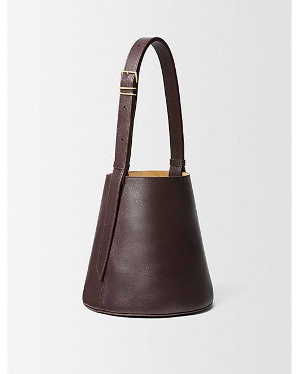 Calvin Klein White Orbita Bucket Bag
