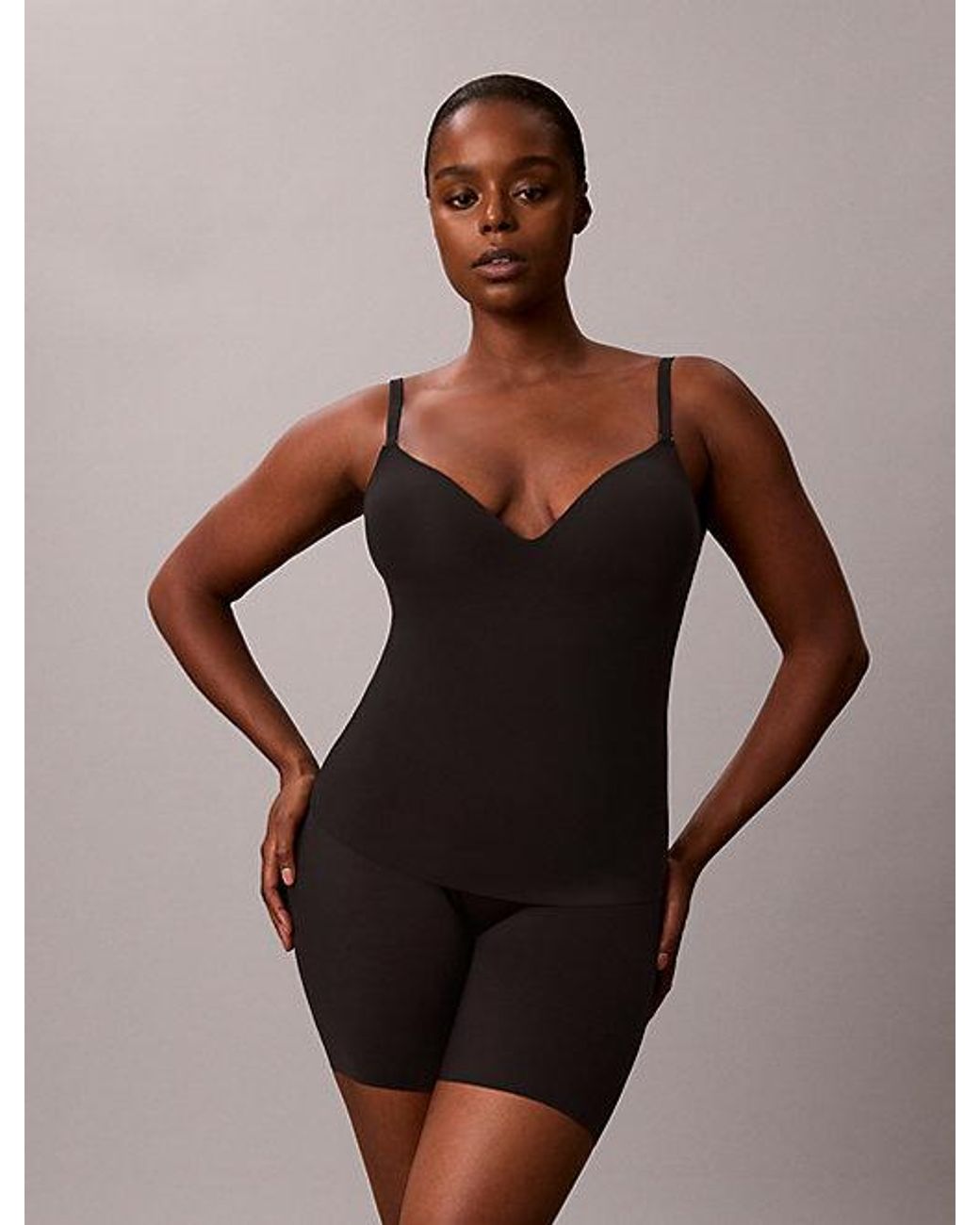 Calvin Klein Black Shapewear Cami Top Perfectly Fit Shapewear