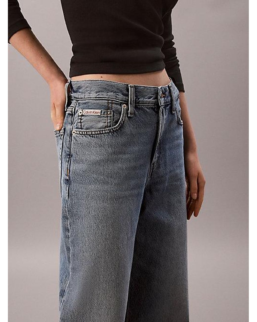 Calvin Klein Multicolor Jeans Low Rise Baggy Jeans