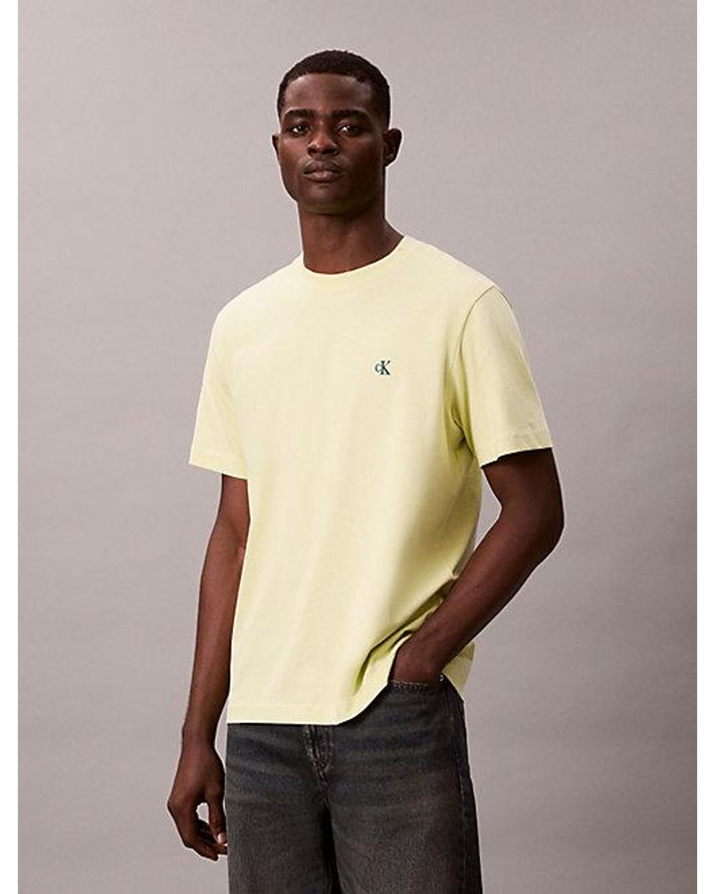 Calvin Klein Natural Jeans Monogram T-Shirt for men