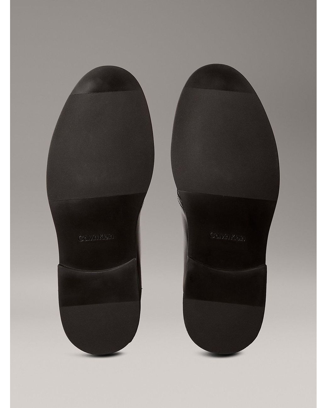 Polacchine Stringate di Calvin Klein in Gray da Uomo