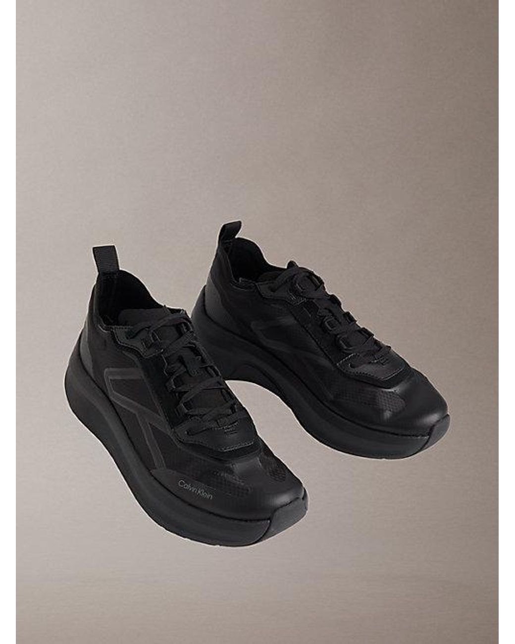 Calvin Klein Gray Ck Volumax Chunky Runner Trainers for men