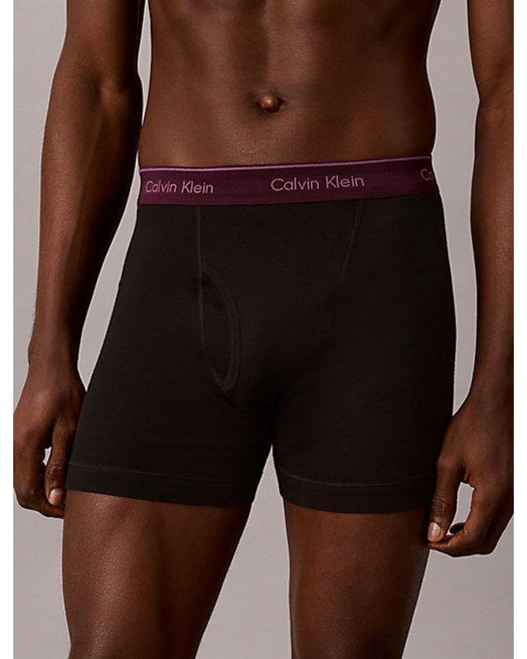 Calvin Klein Black 5 Pack Boxer Briefs Cotton Classics for men