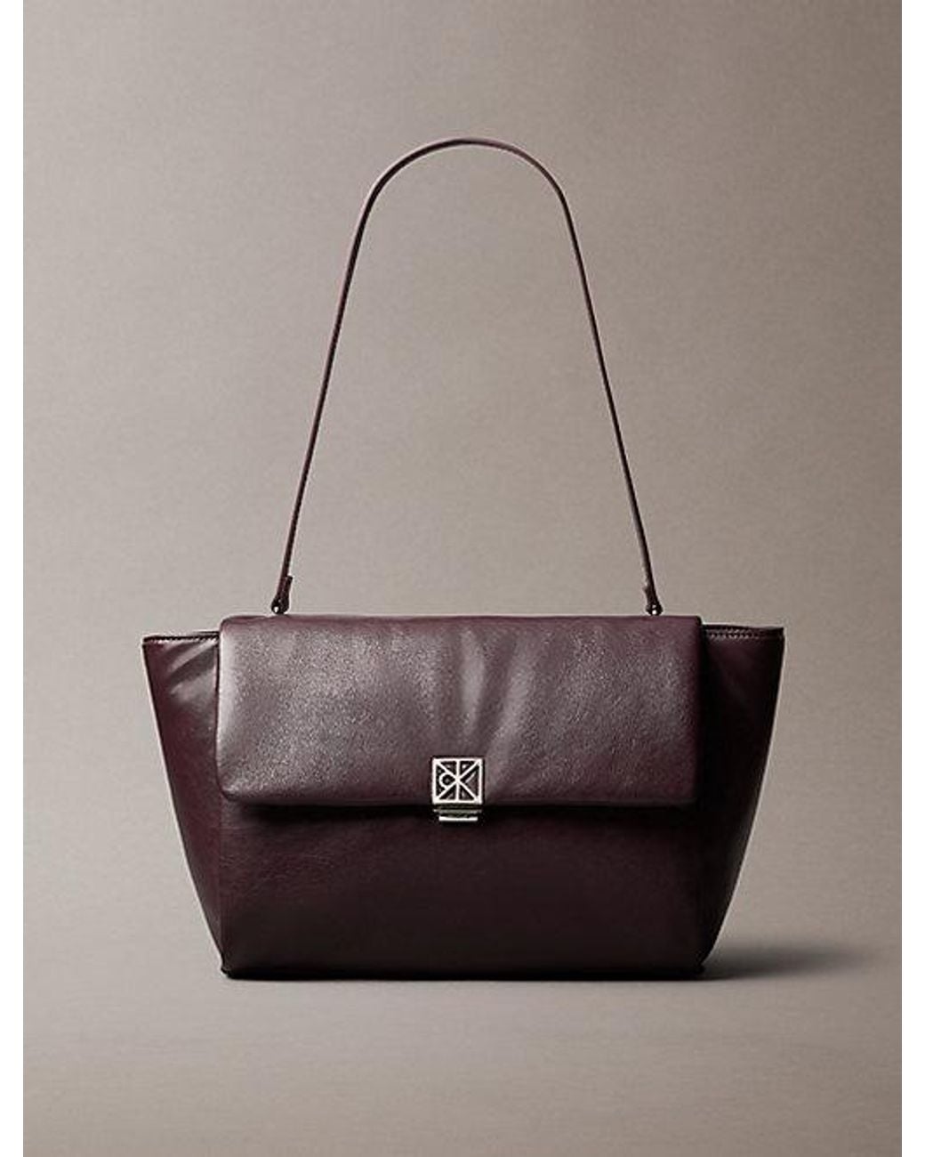 Calvin Klein Multicolor Padded Emblem Hardware Laptop Satchel