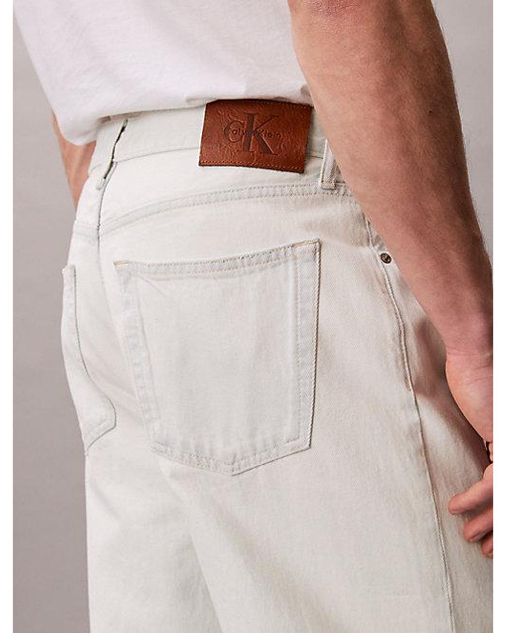 Calvin Klein Gray Jeans Baggy Jeans for men