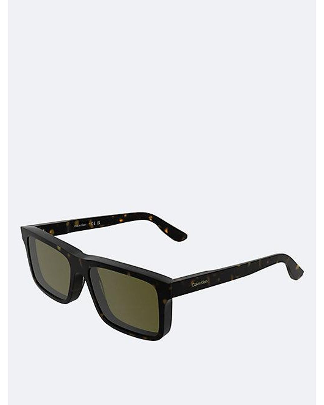 Calvin Klein Green Rectangle Sunglasses for men