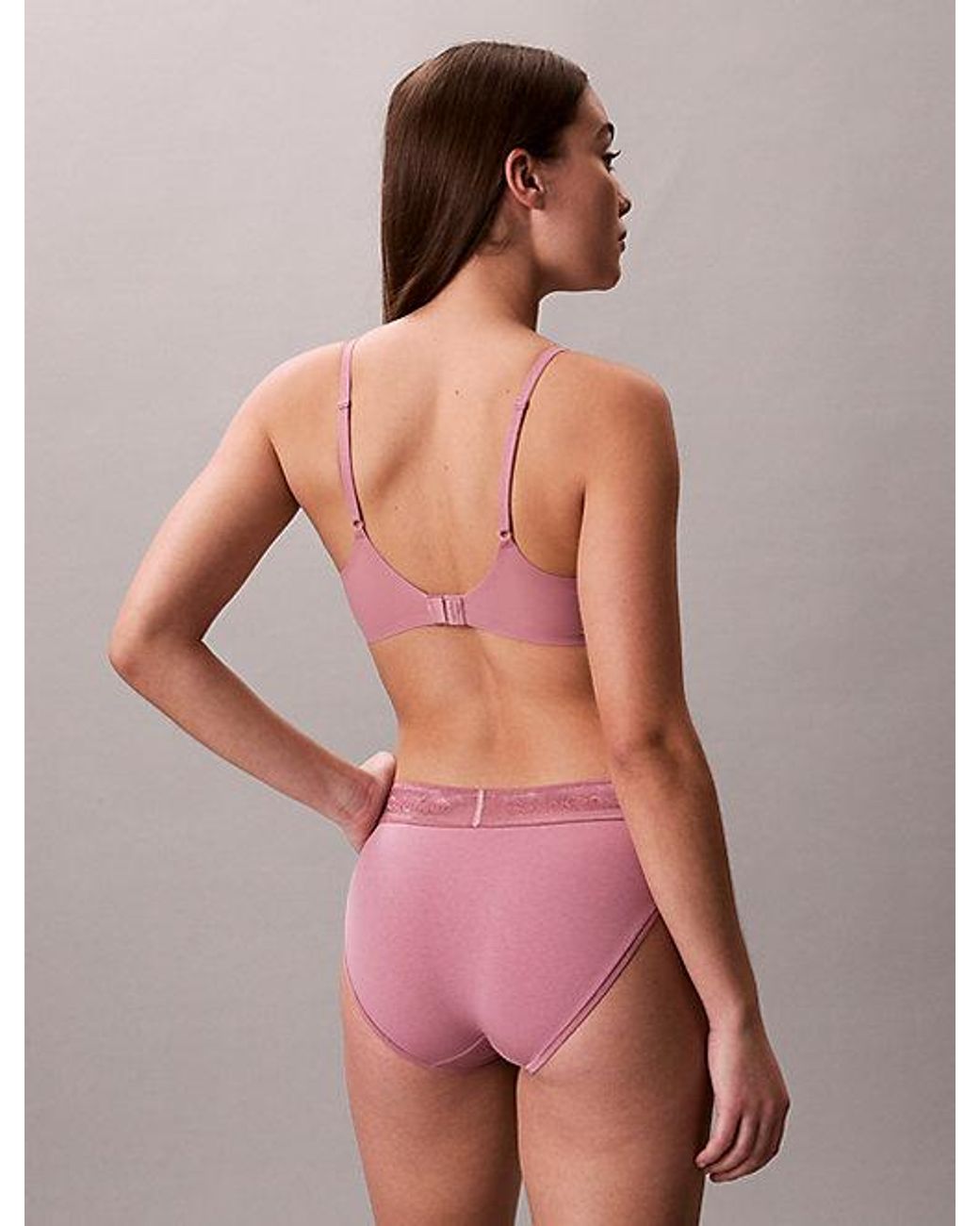 Calvin Klein Red Lightly Lined Wirefree Bra Perfectly Fit Ultra Light