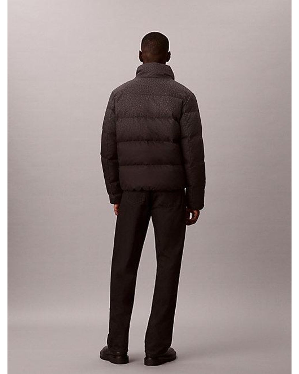 Calvin Klein Multicolor Relaxed Printed Down Puffer Jacket for men