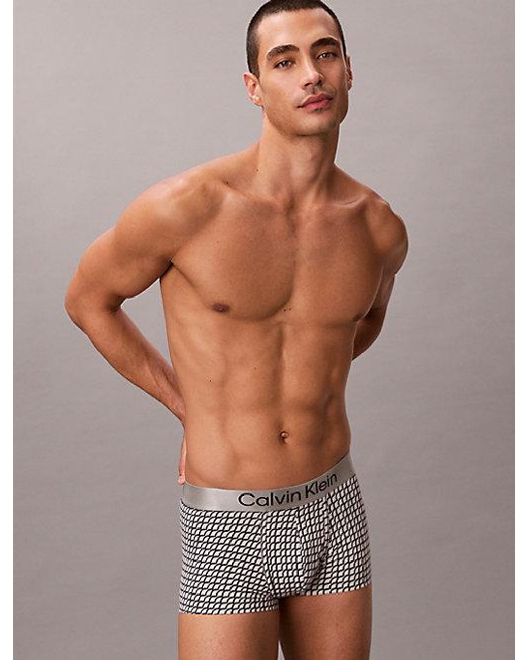Calvin Klein Low-Rise Trunks in Brown für Herren