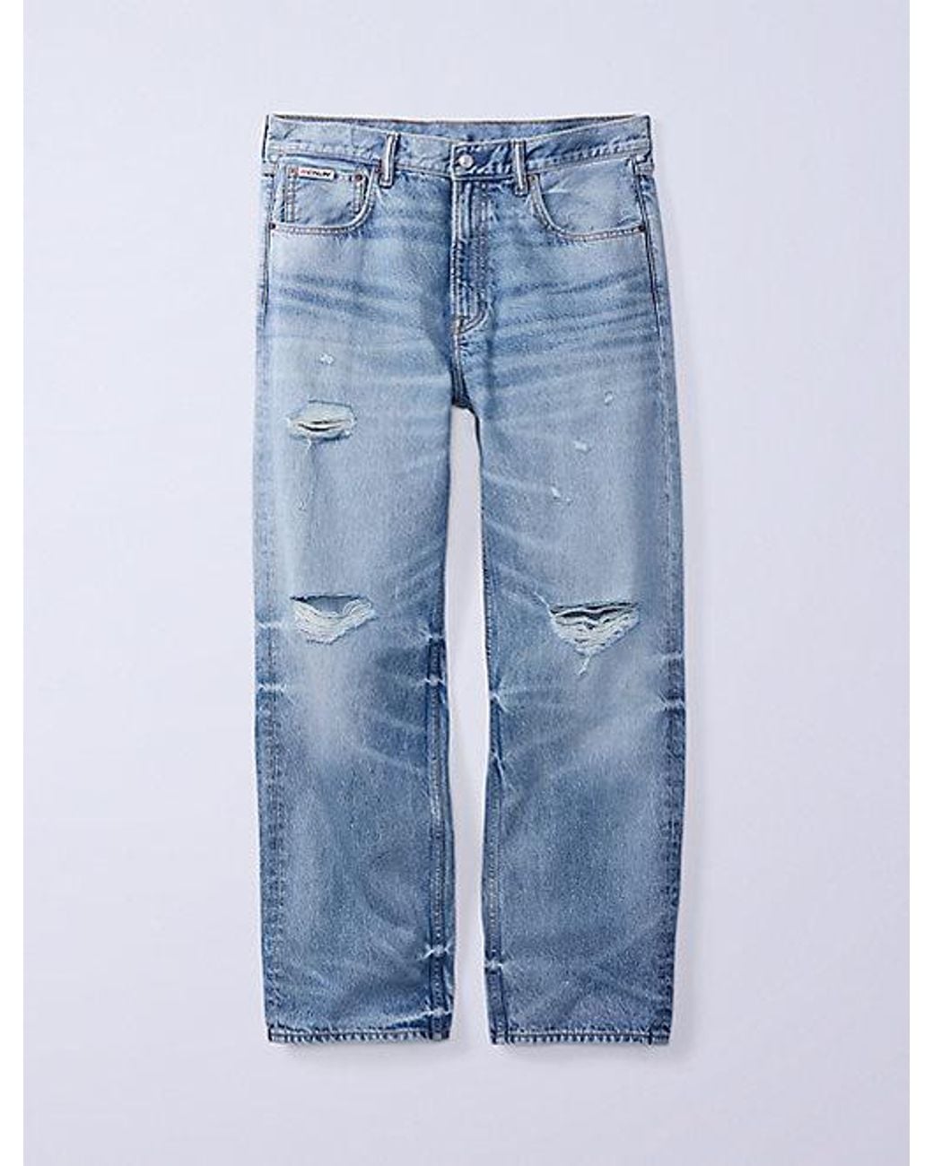 Calvin Klein Blue Jeans Jung Kook For 90S Straight Jeans for men