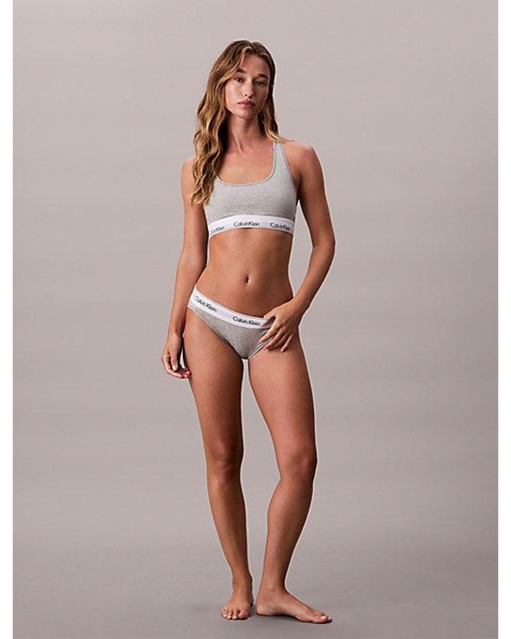 Calvin Klein Ongevoerde Bralette in het Multicolor