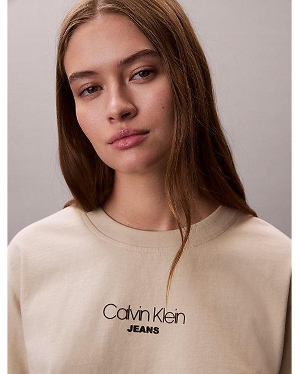 Calvin Klein Multicolor Jeans Oversized Logo T-Shirt
