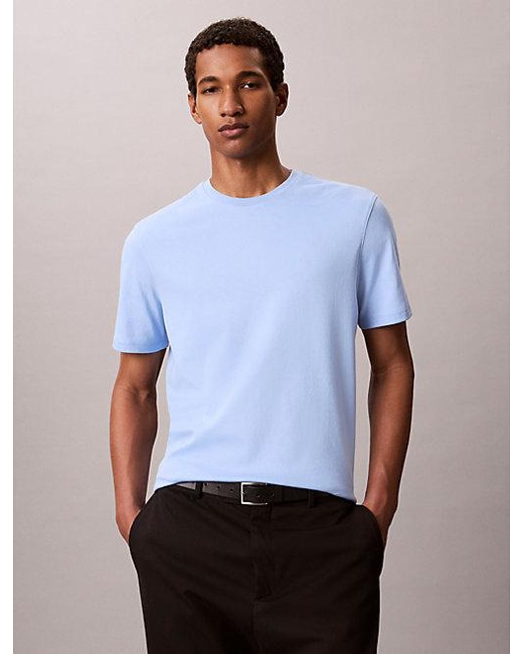 Calvin Klein Blue Supima Cotton T-Shirt for men