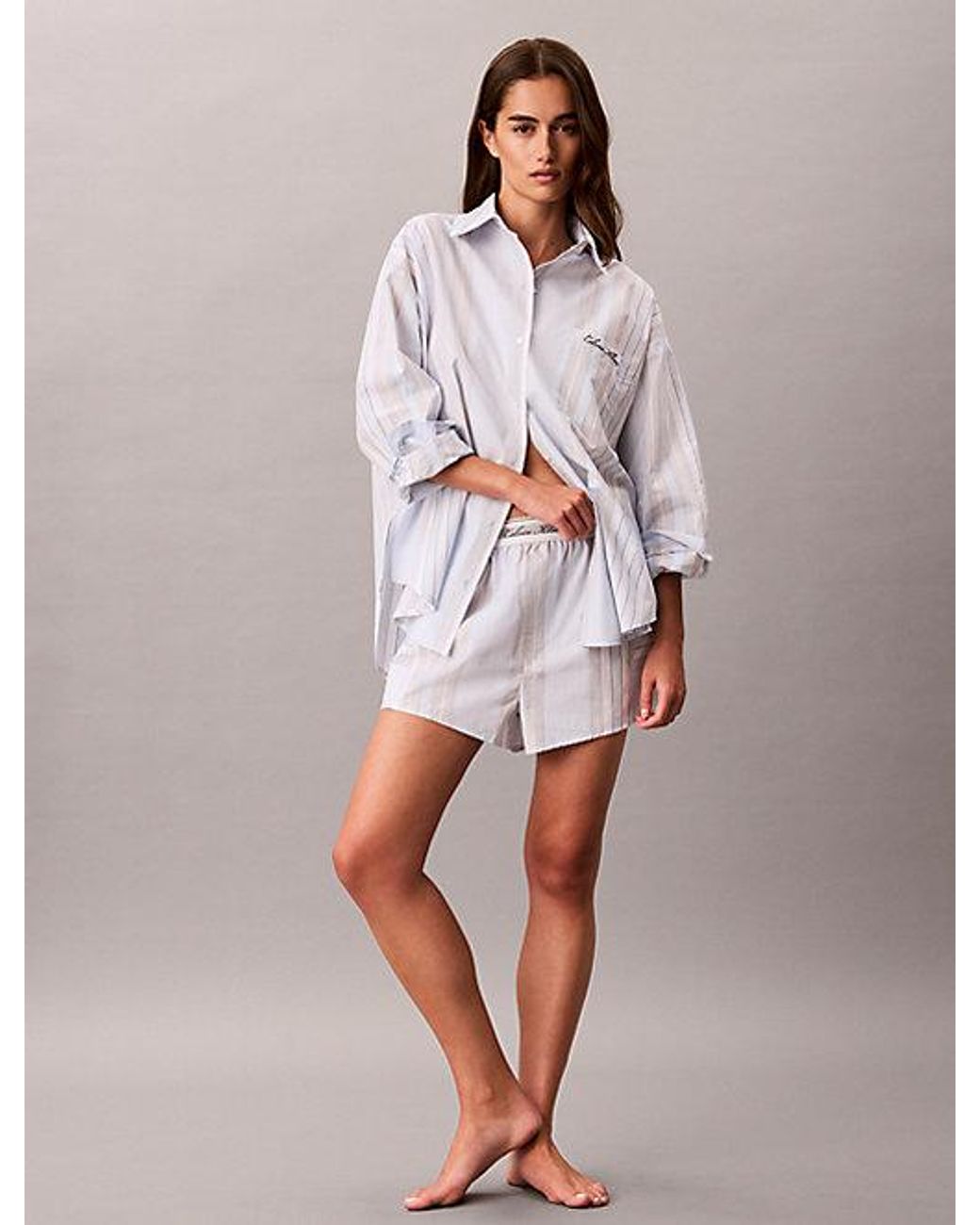 Calvin Klein Multicolor Pyjama Shorts Icon Cotton Poplin
