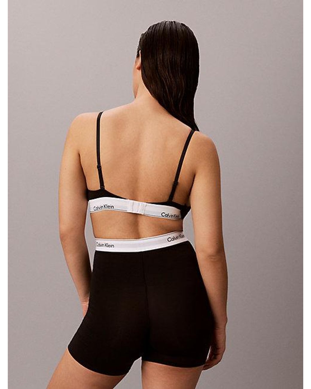 Calvin Klein Black Shapewear Shorts Icon Cotton Modal Shapewear