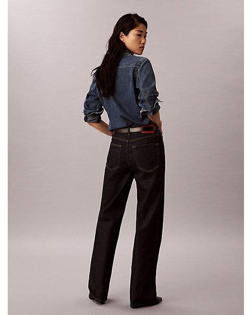 Calvin Klein Multicolor Jeans High Rise Loose Jeans