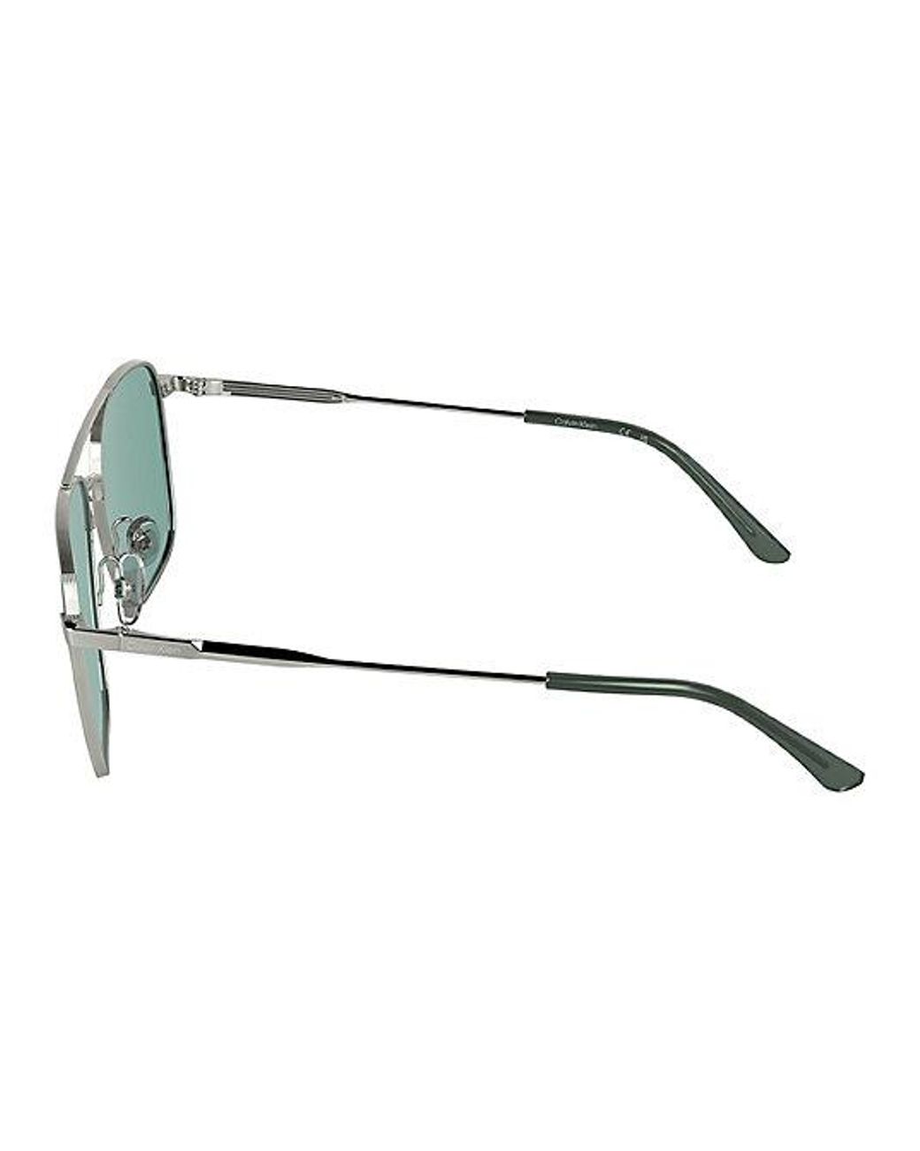 Calvin Klein Green Navigator Sunglasses for men