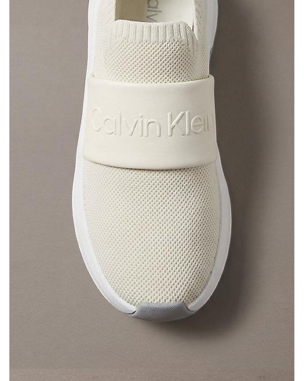Calvin Klein Metallic Ck Volumax Slip On Runner Trainers