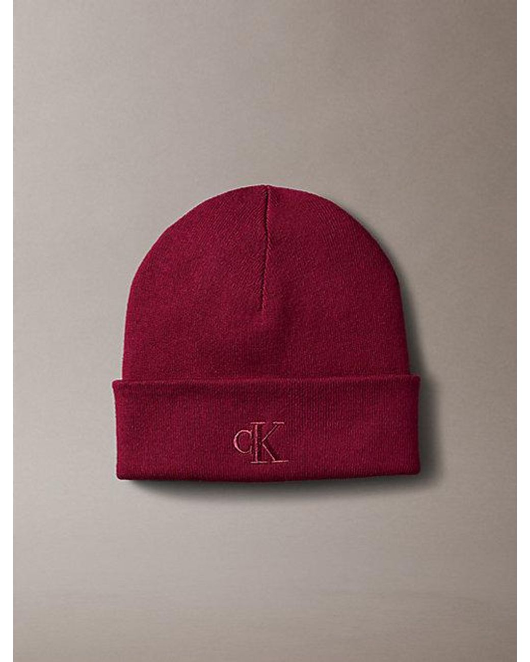 Calvin Klein Mütze Mit Klassischem Logo in Red für Herren
