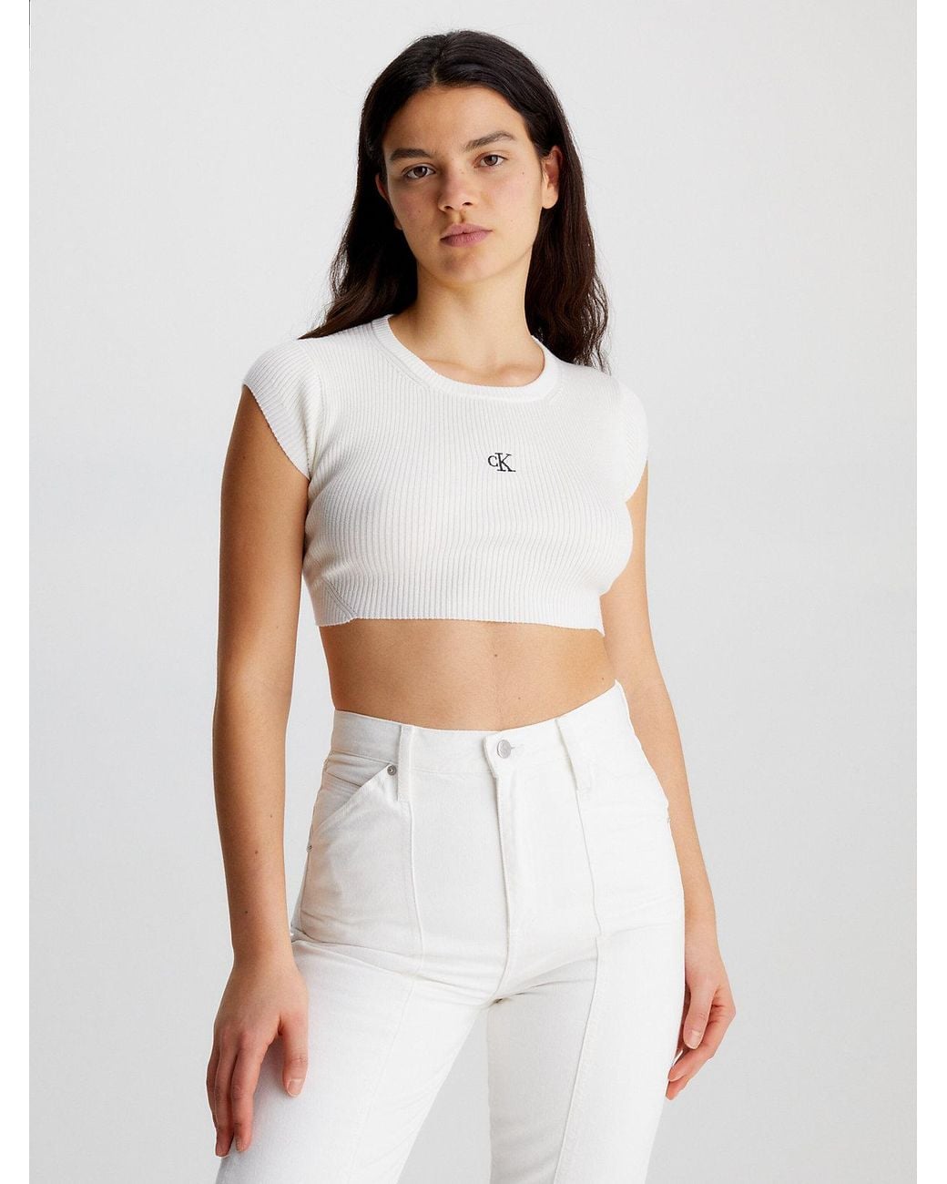 Pieces PCKINDA CROPPED - Top - black/nero
